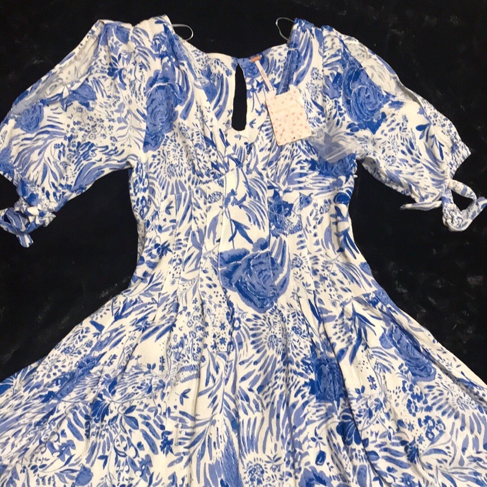 Free People Forever Always Midi Dress. - Picture 2 of 8